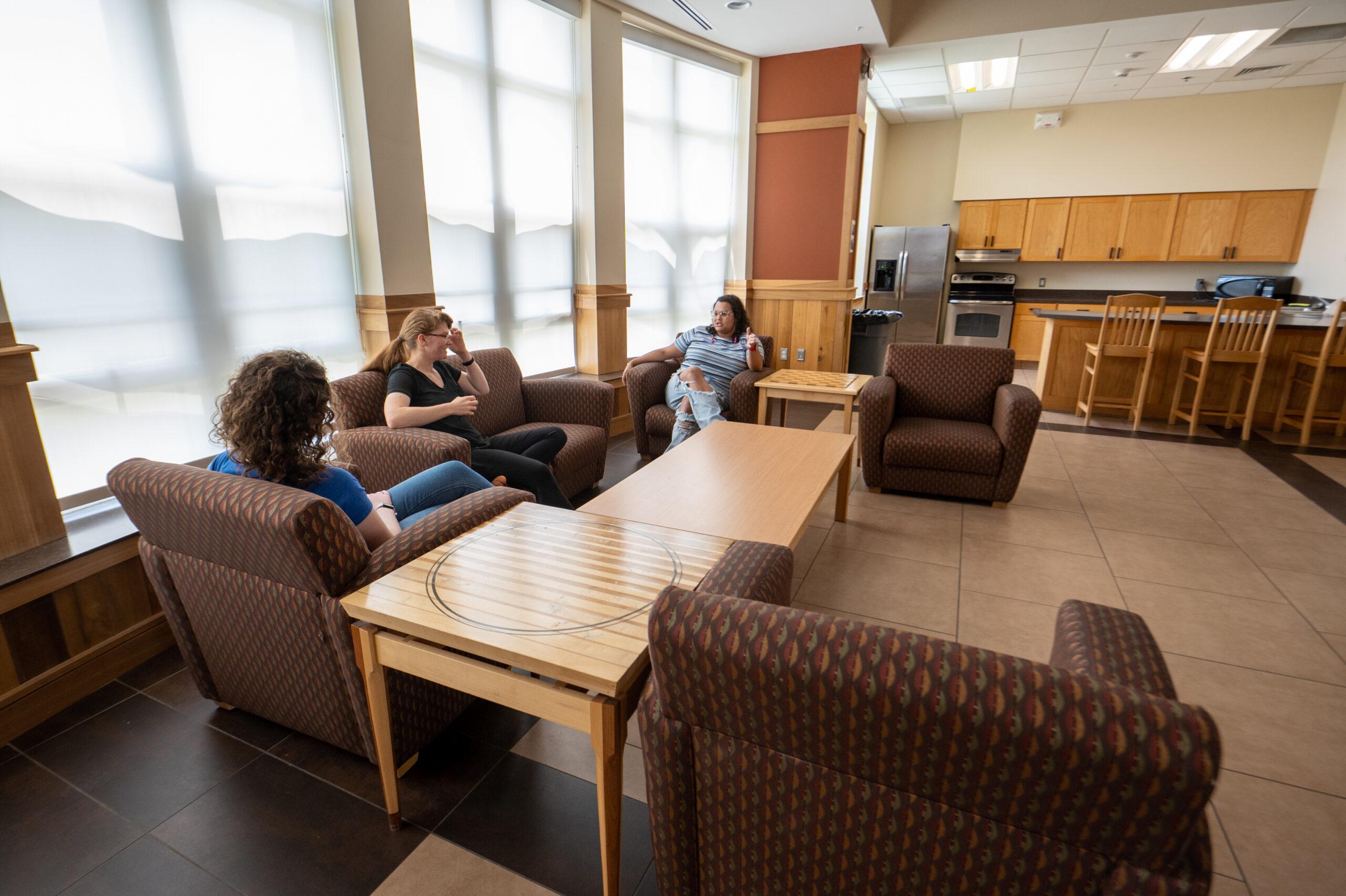Students in Shinn Residence Hall at Berea College